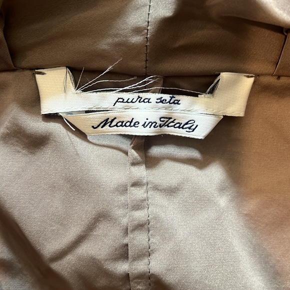 MaxMara Gold Tan Trench Coat Size XL - Picture 5 of 8